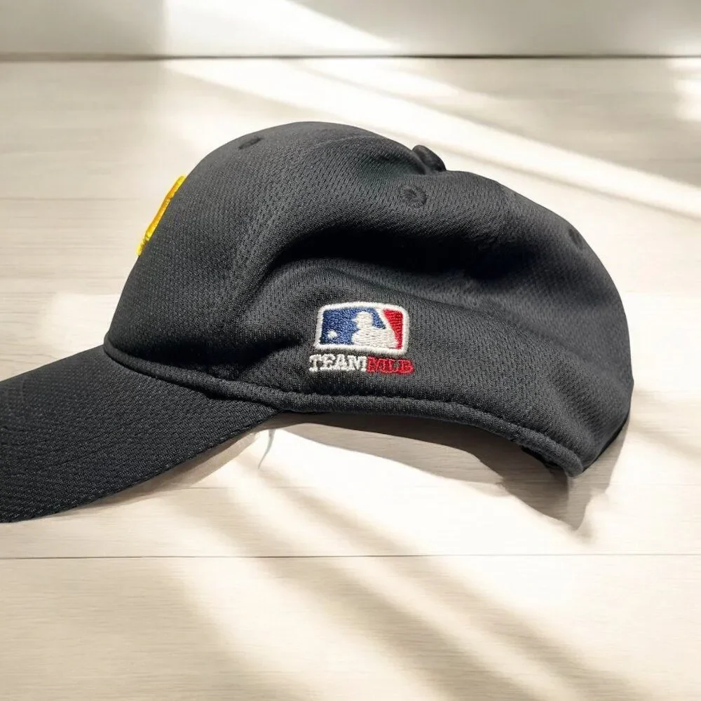 Pittsburgh Pirates Baseball Hat Youth Black Adjustable MLB‎ logo on the side